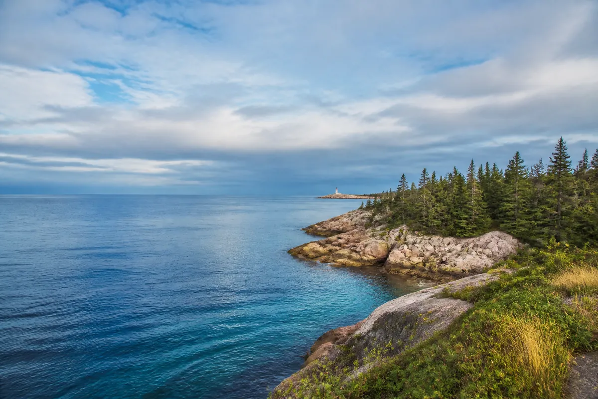 Atlantic Canadian coastline illustrating support available to cancer patients across Canada