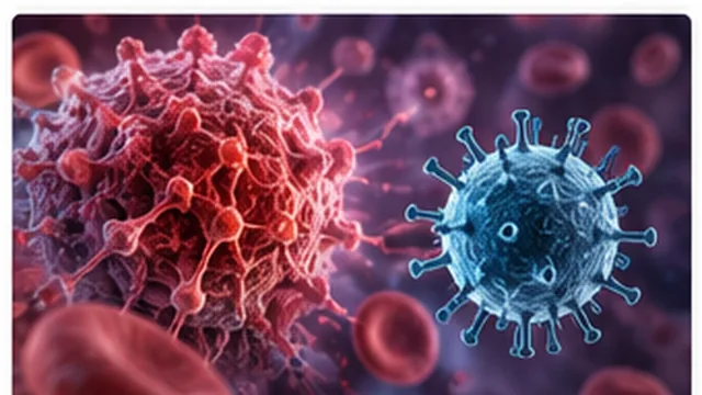 Ozone cancer and virus research showing tumor and viral biology in a laboratory setting